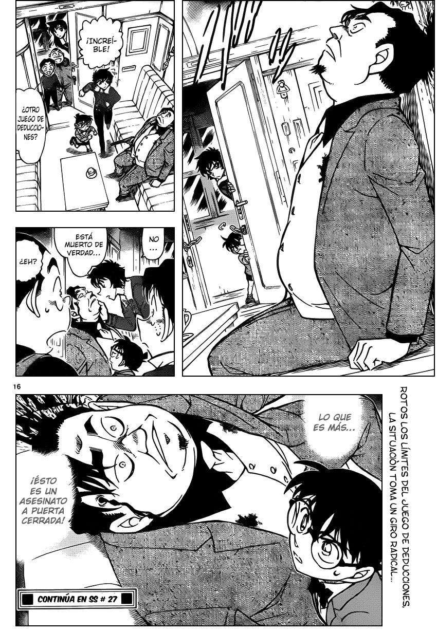 Detective Conan Capitulo 819: Tren del misterio. Túnel página 16