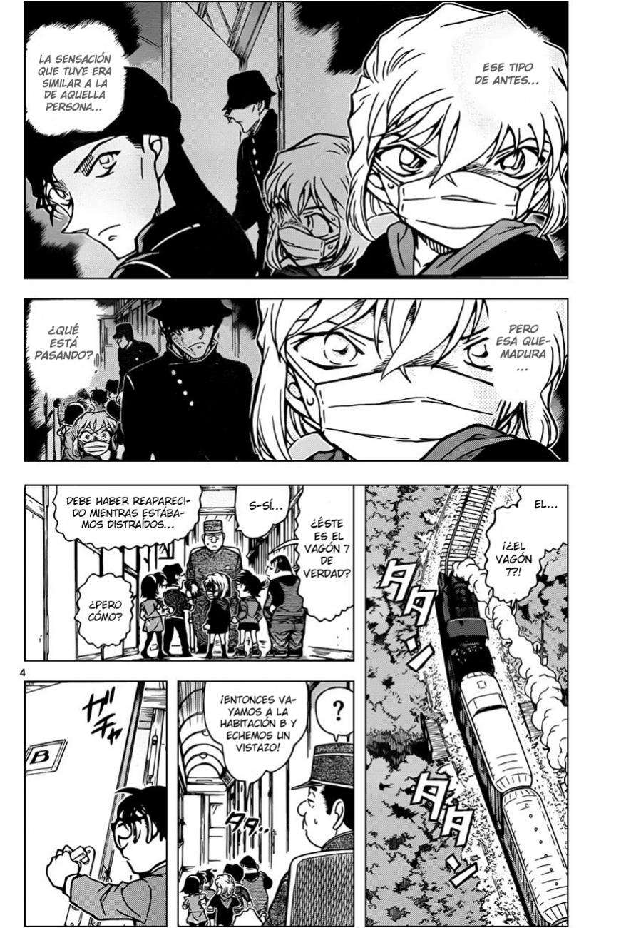 Detective Conan Capitulo 819: Tren del misterio. Túnel página 4