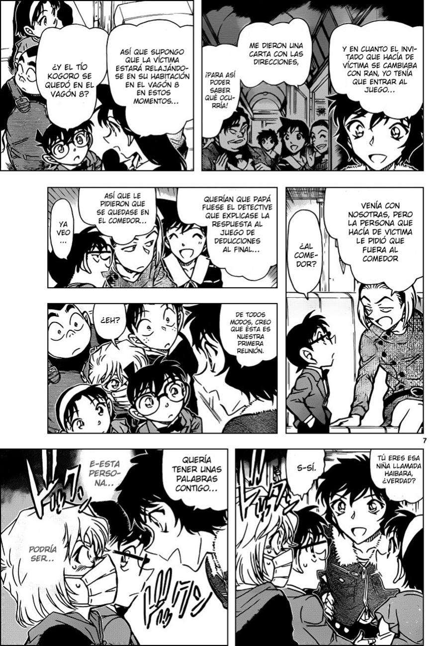 Detective Conan Capitulo 819: Tren del misterio. Túnel página 7