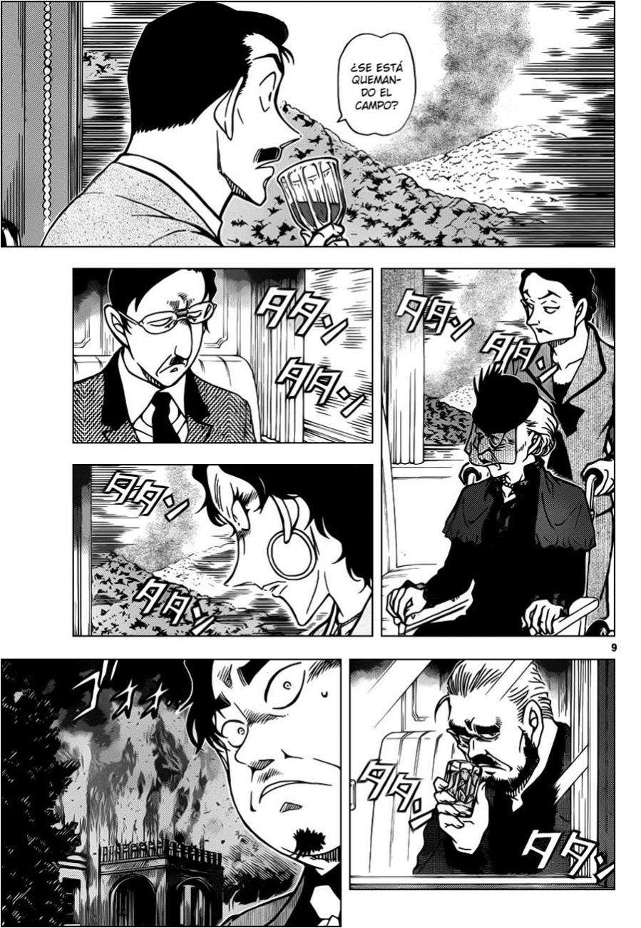 Detective Conan Capitulo 819: Tren del misterio. Túnel página 9