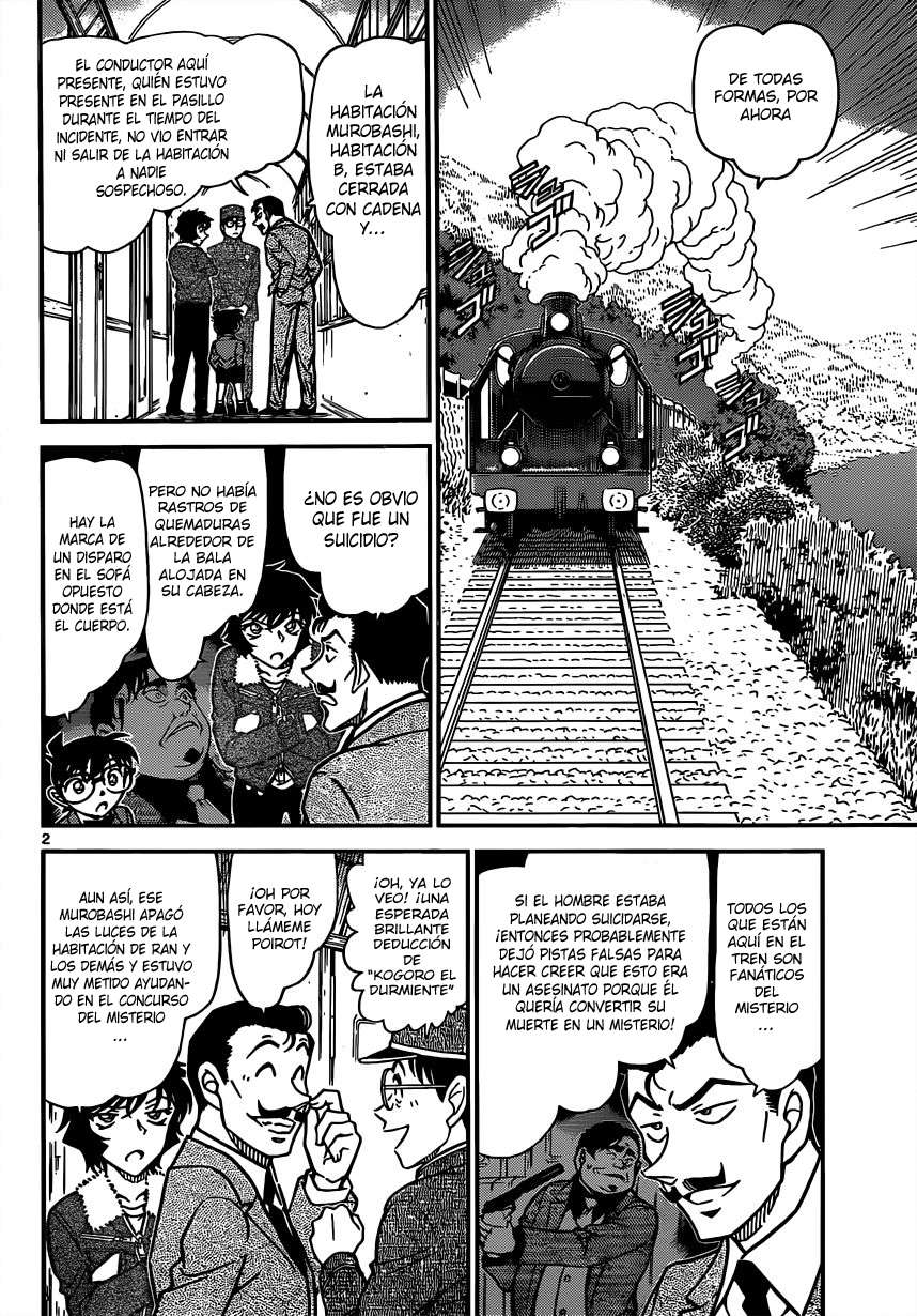 Detective Conan Capitulo 821: Tren del misterio-Unión página 2