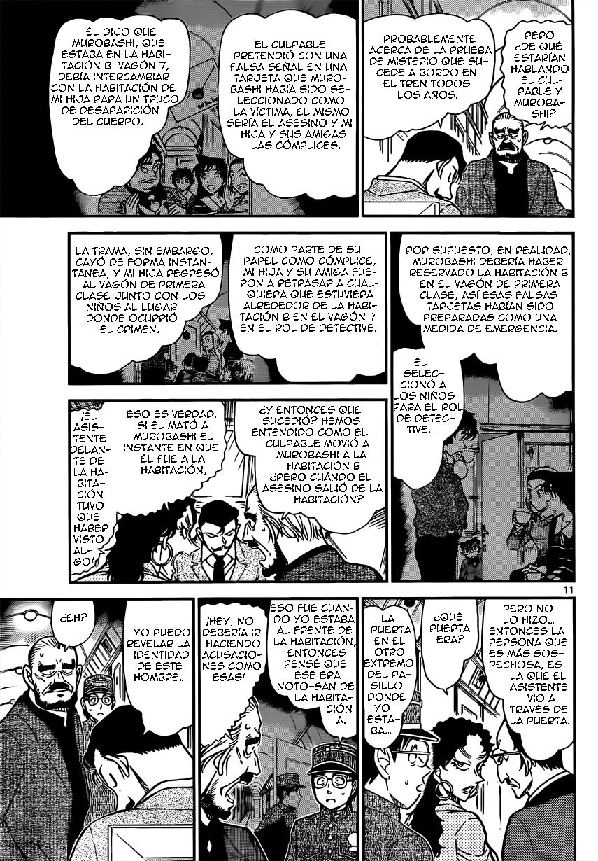 Detective Conan Capitulo 822: Tren del misterio. Interceptación página 11