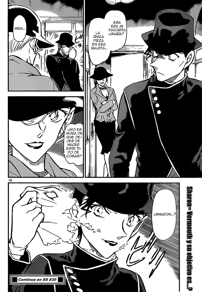 Detective Conan Capitulo 822: Tren del misterio. Interceptación página 16