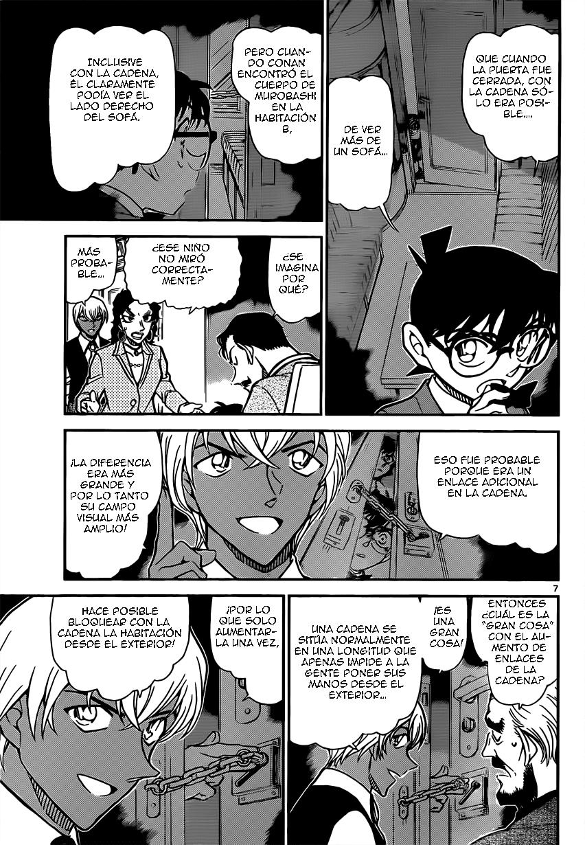Detective Conan Capitulo 822: Tren del misterio. Interceptación página 7