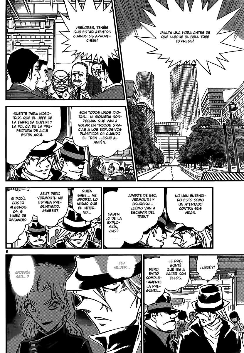 Detective Conan Capitulo 824: Tren del misterio. Destino final página 6