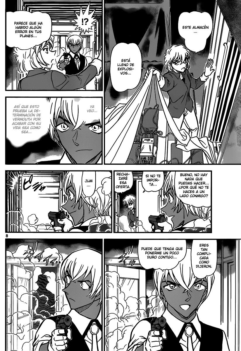 Detective Conan Capitulo 824: Tren del misterio. Destino final página 8