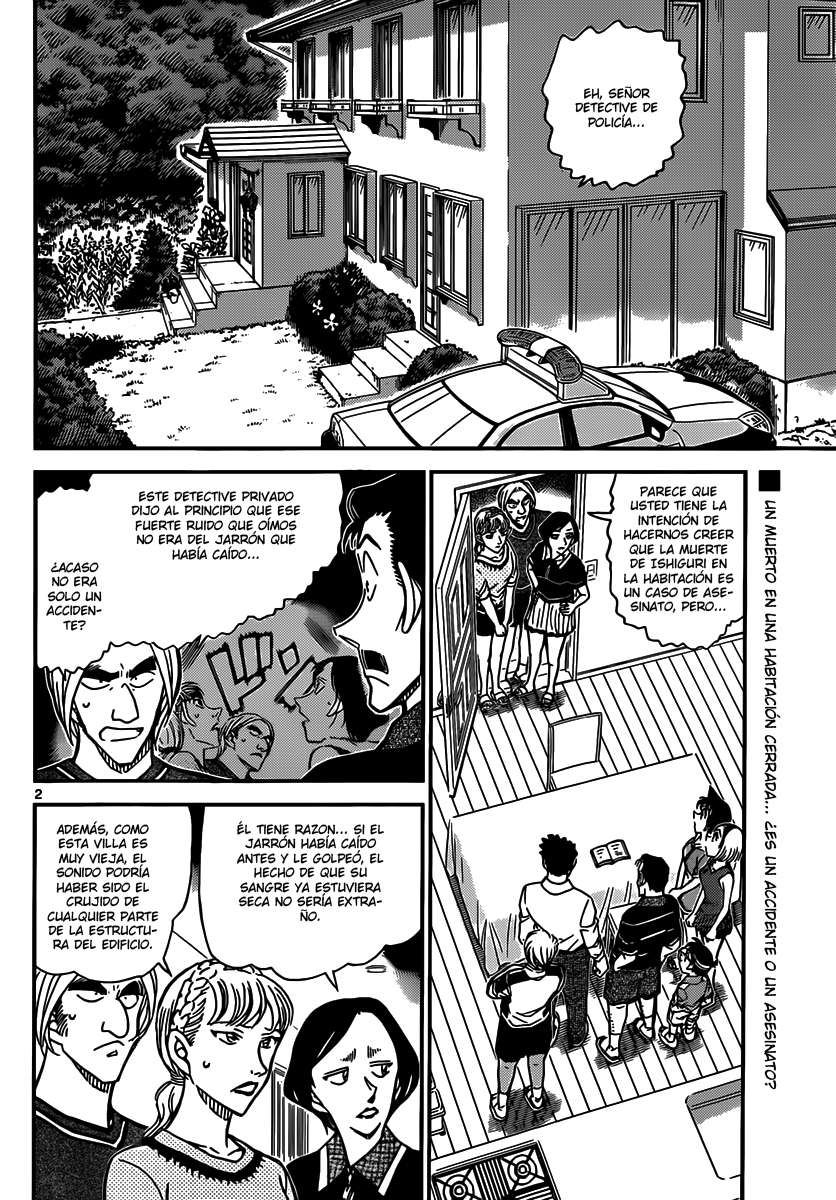 Detective Conan Capitulo 827: La llave para resolver el misterio página 2