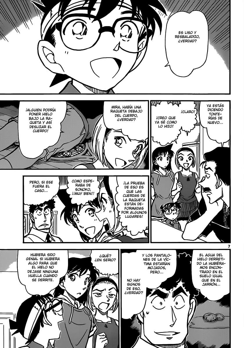 Detective Conan Capitulo 827: La llave para resolver el misterio página 7