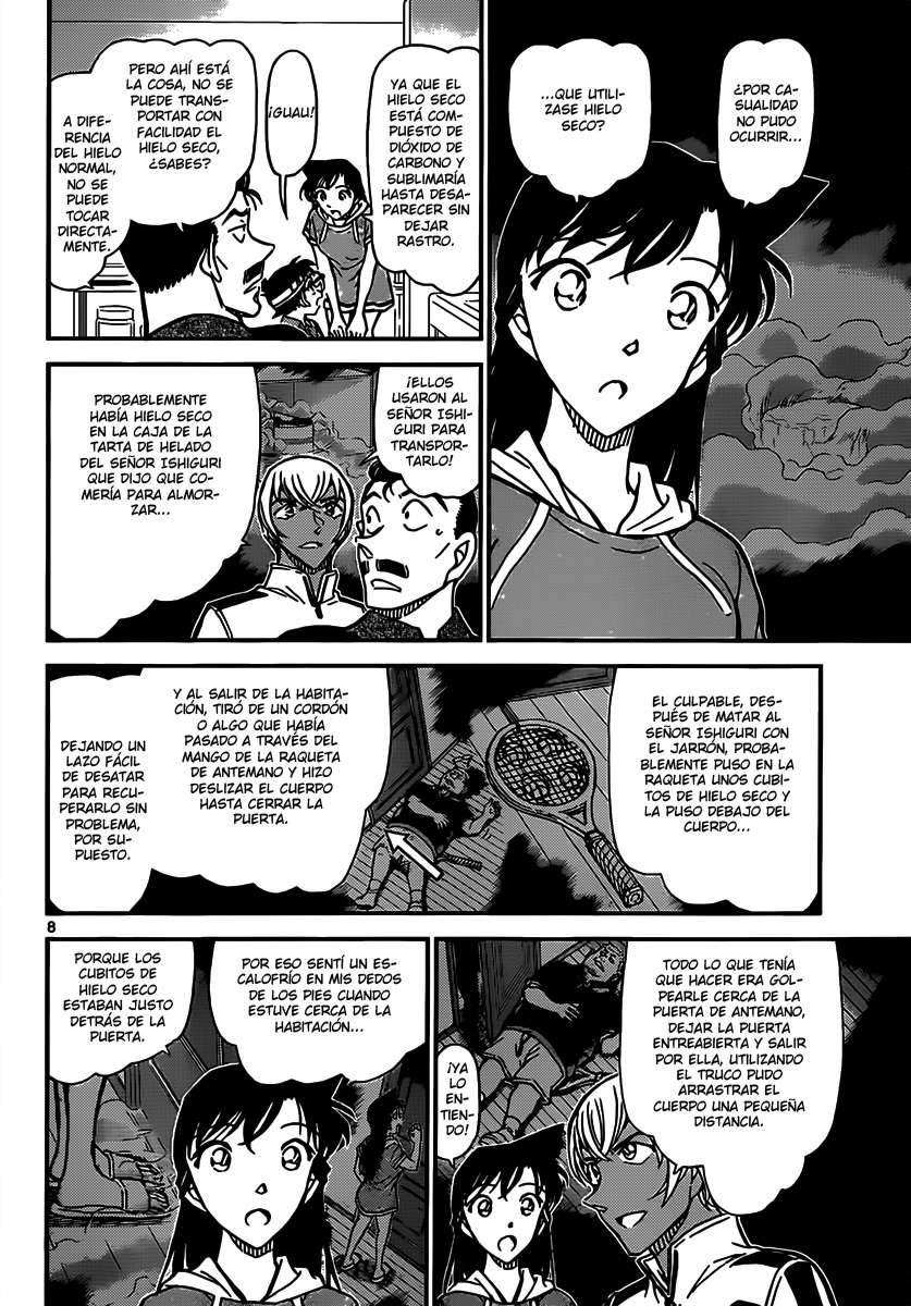 Detective Conan Capitulo 827: La llave para resolver el misterio página 8