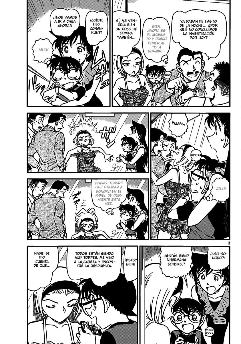 Detective Conan Capitulo 830: Piel derramada página 3