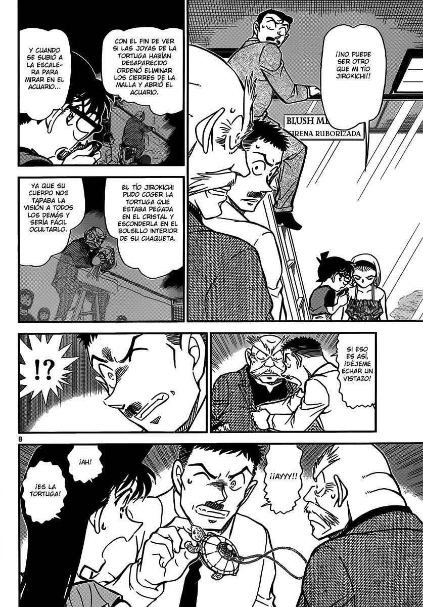 Detective Conan Capitulo 830: Piel derramada página 8