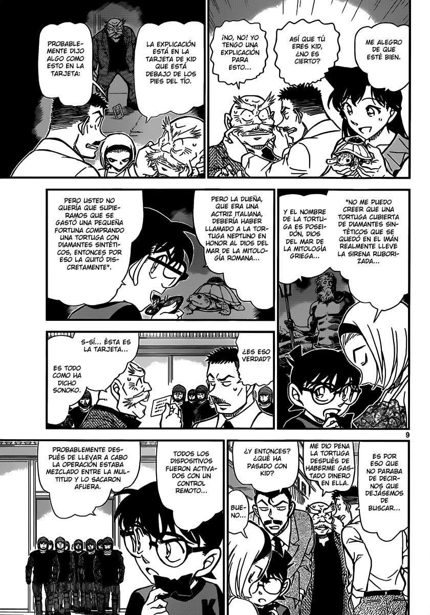 Detective Conan Capitulo 830: Piel derramada página 9
