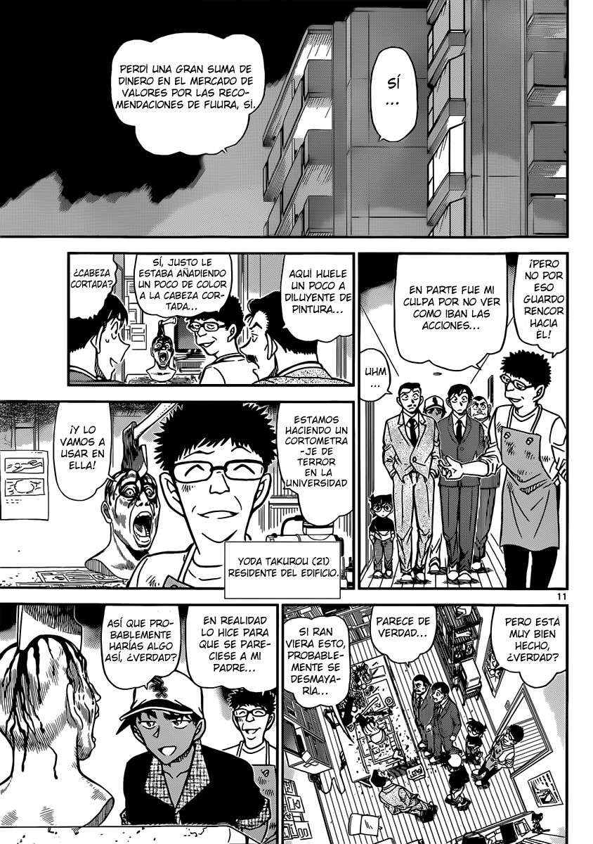Detective Conan Capitulo 832: Se necesita a dos para hacer el trabajo de uno página 11