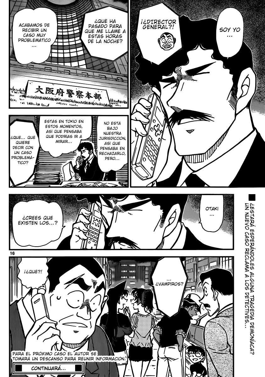 Detective Conan Capitulo 833: El truco del maestro página 16