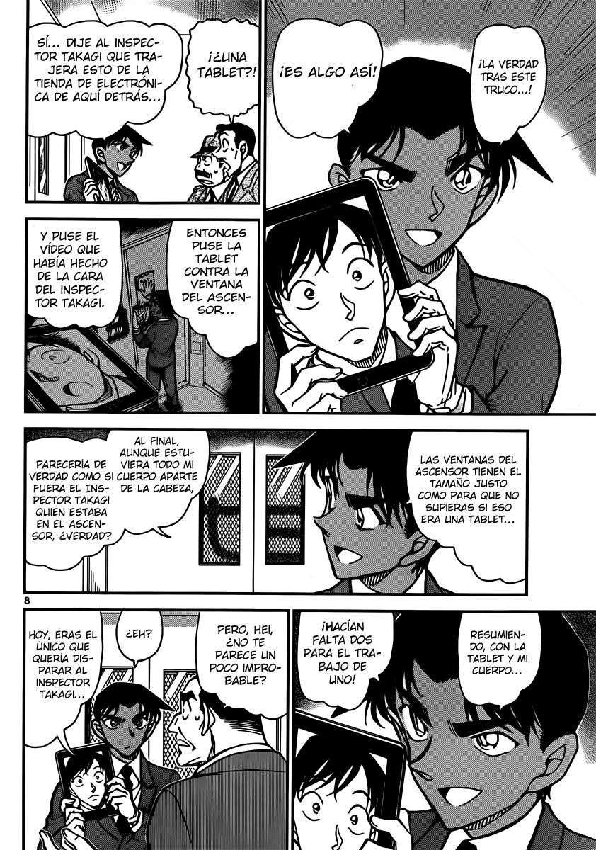 Detective Conan Capitulo 833: El truco del maestro página 8