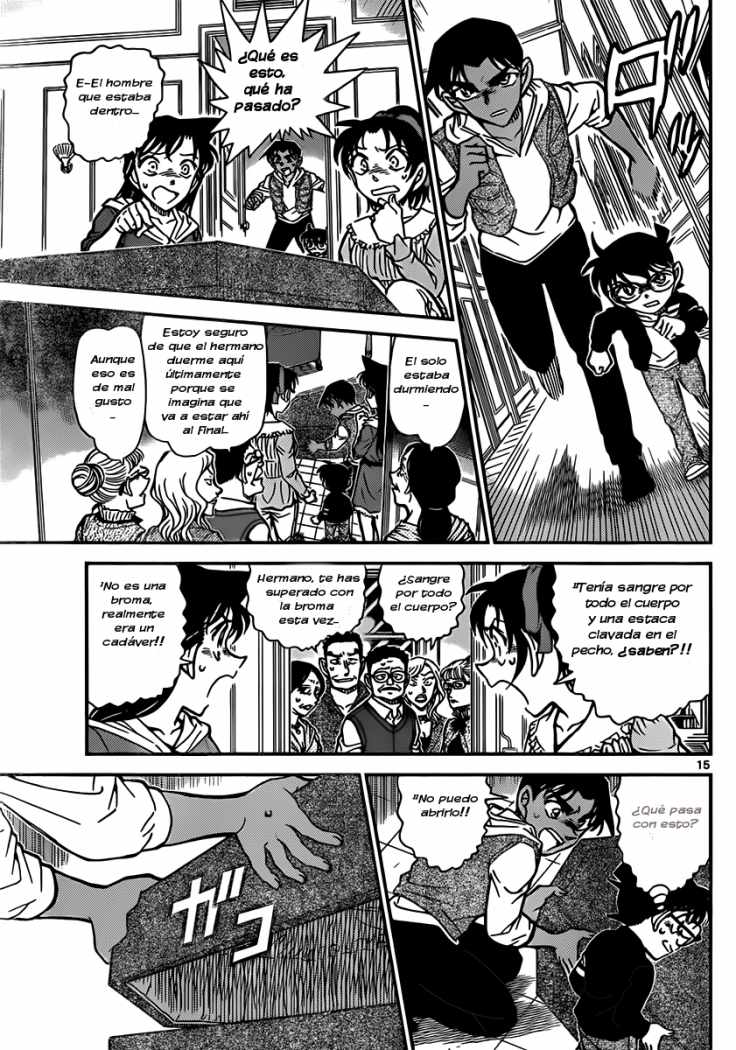 Detective Conan Capitulo 834: La mansión del vampiro página 15