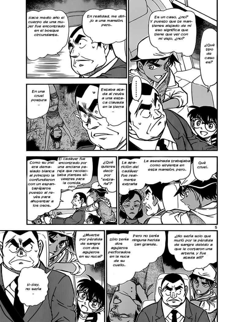 Detective Conan Capitulo 834: La mansión del vampiro página 5