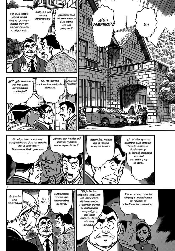 Detective Conan Capitulo 834: La mansión del vampiro página 6