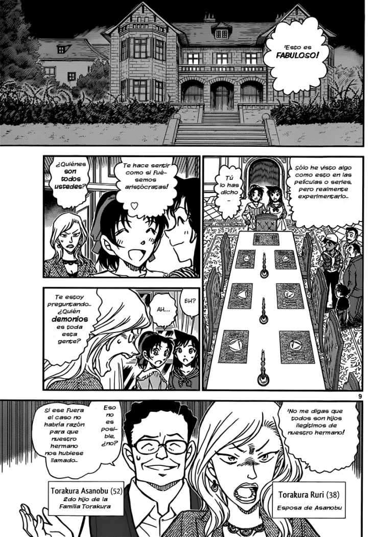 Detective Conan Capitulo 834: La mansión del vampiro página 9