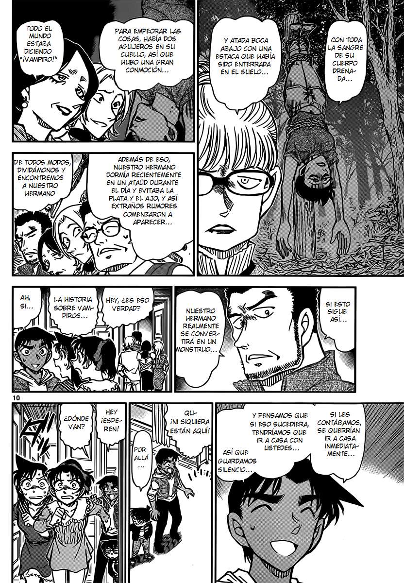 Detective Conan Capitulo 835: El conde Drácula página 10