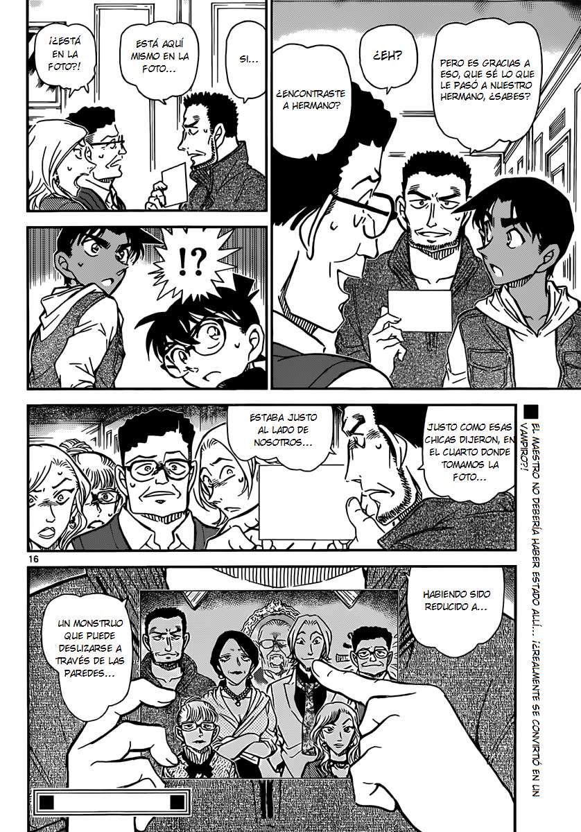 Detective Conan Capitulo 835: El conde Drácula página 16