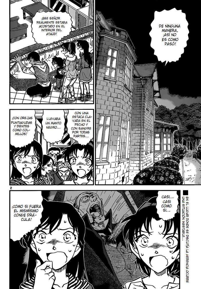 Detective Conan Capitulo 835: El conde Drácula página 2