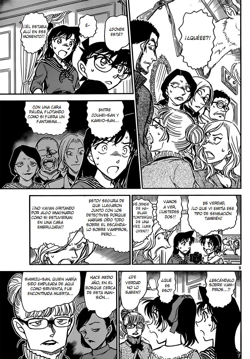 Detective Conan Capitulo 835: El conde Drácula página 9