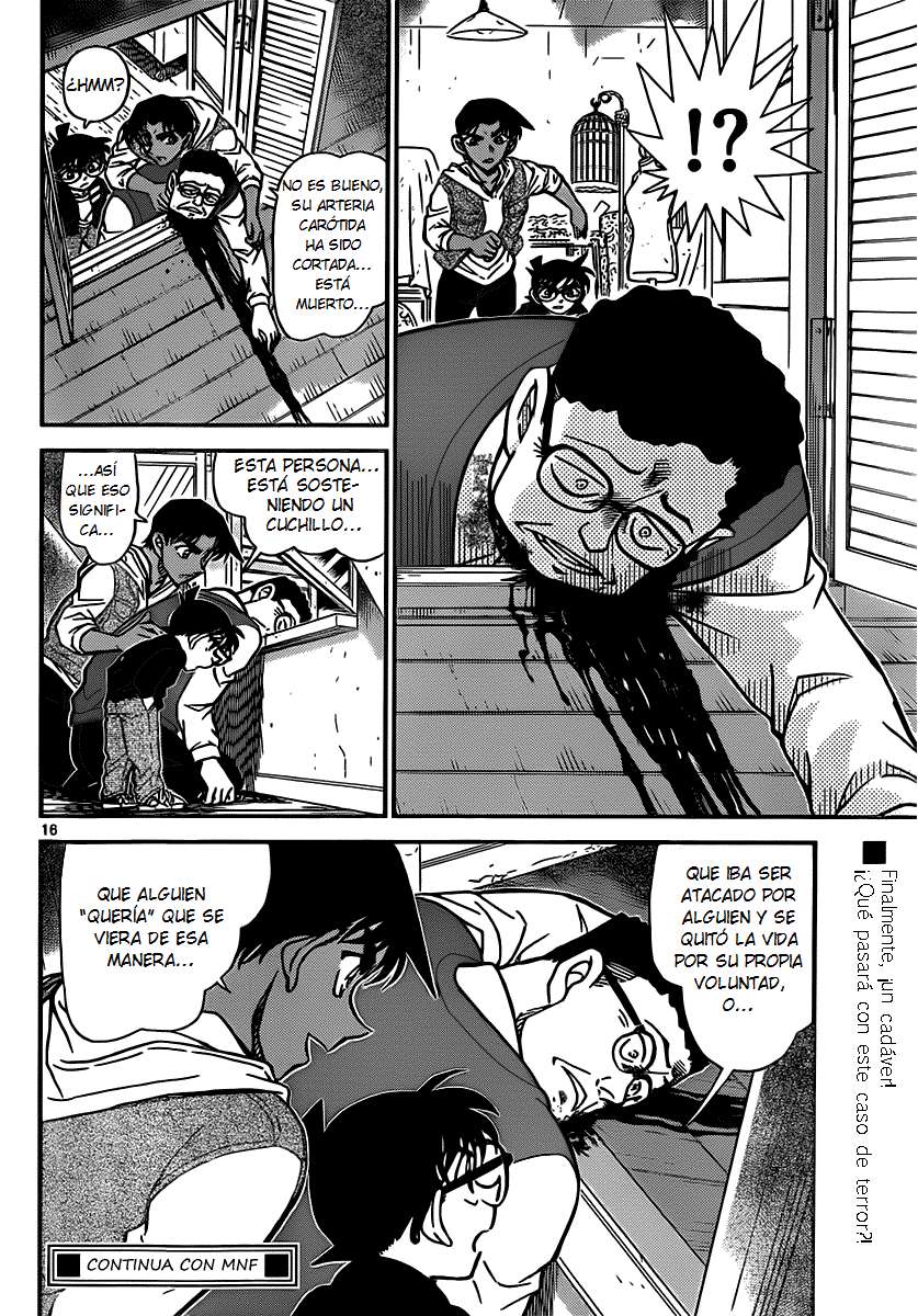 Detective Conan Capitulo 836: Fotografía fantasmal página 16