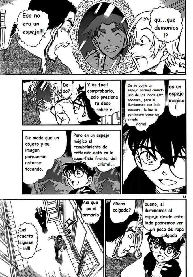 Detective Conan Capitulo 838: La mitad de un fenómeno bizarro página 13
