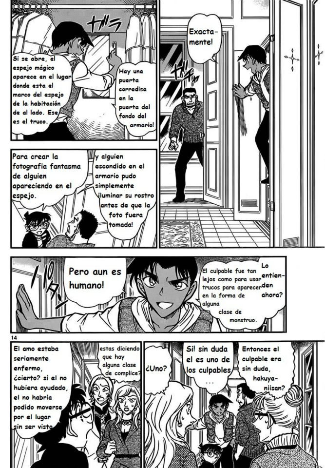 Detective Conan Capitulo 838: La mitad de un fenómeno bizarro página 14