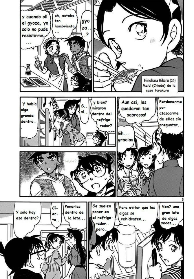 Detective Conan Capitulo 838: La mitad de un fenómeno bizarro página 5