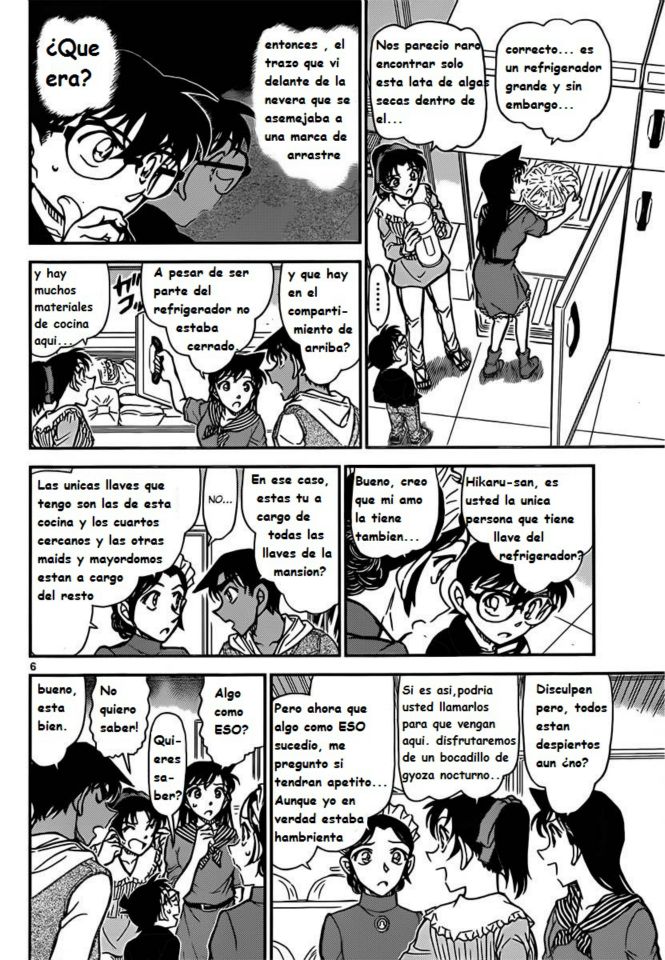 Detective Conan Capitulo 838: La mitad de un fenómeno bizarro página 6