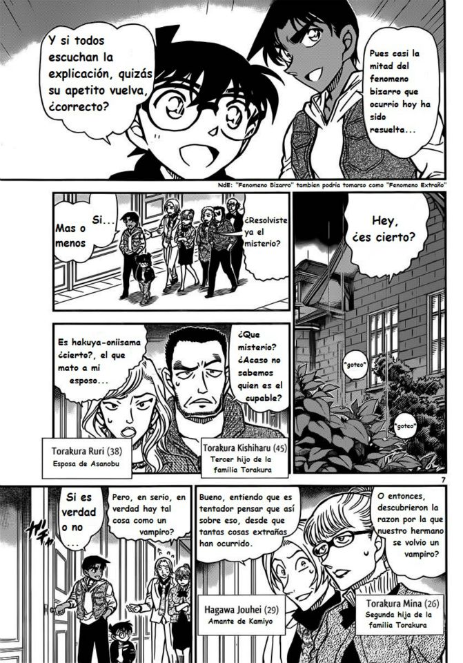 Detective Conan Capitulo 838: La mitad de un fenómeno bizarro página 7