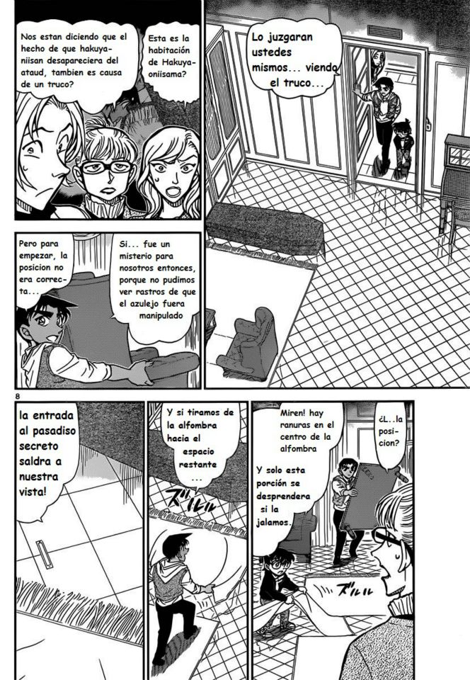 Detective Conan Capitulo 838: La mitad de un fenómeno bizarro página 8