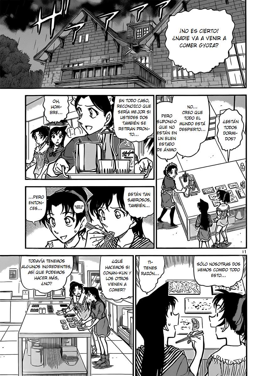 Detective Conan Capitulo 839: Cada cual con su propia motivación para resolver página 11