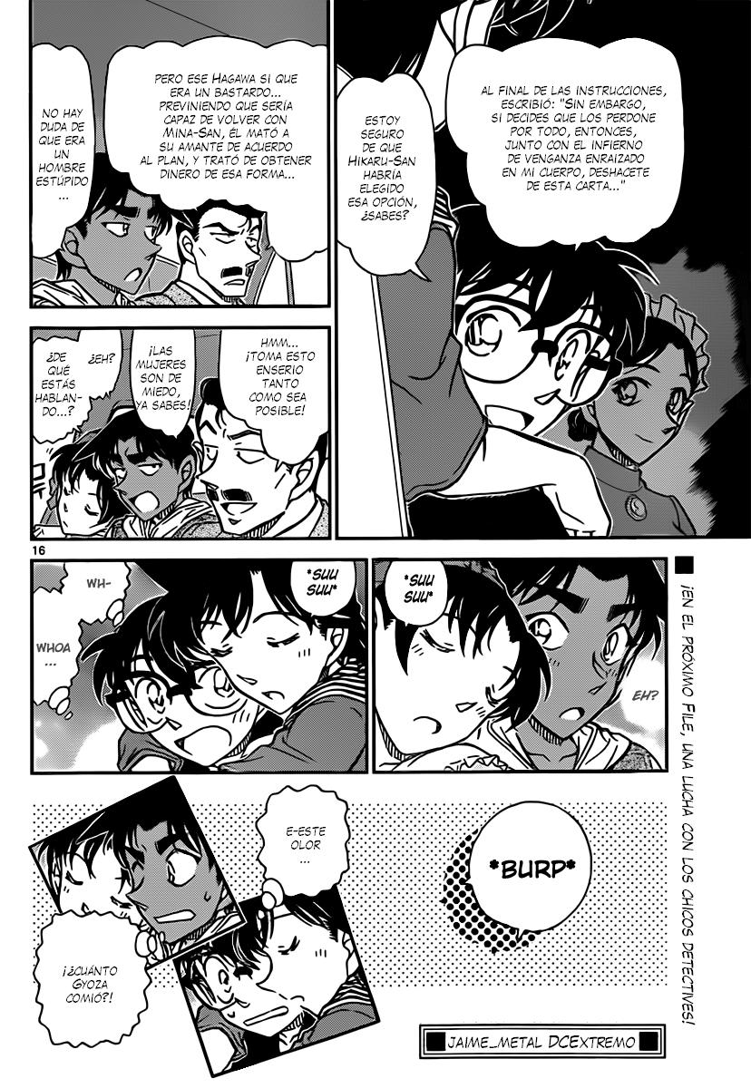 Detective Conan Capitulo 840: El plan del asesinato en serie (Resolución) página 16