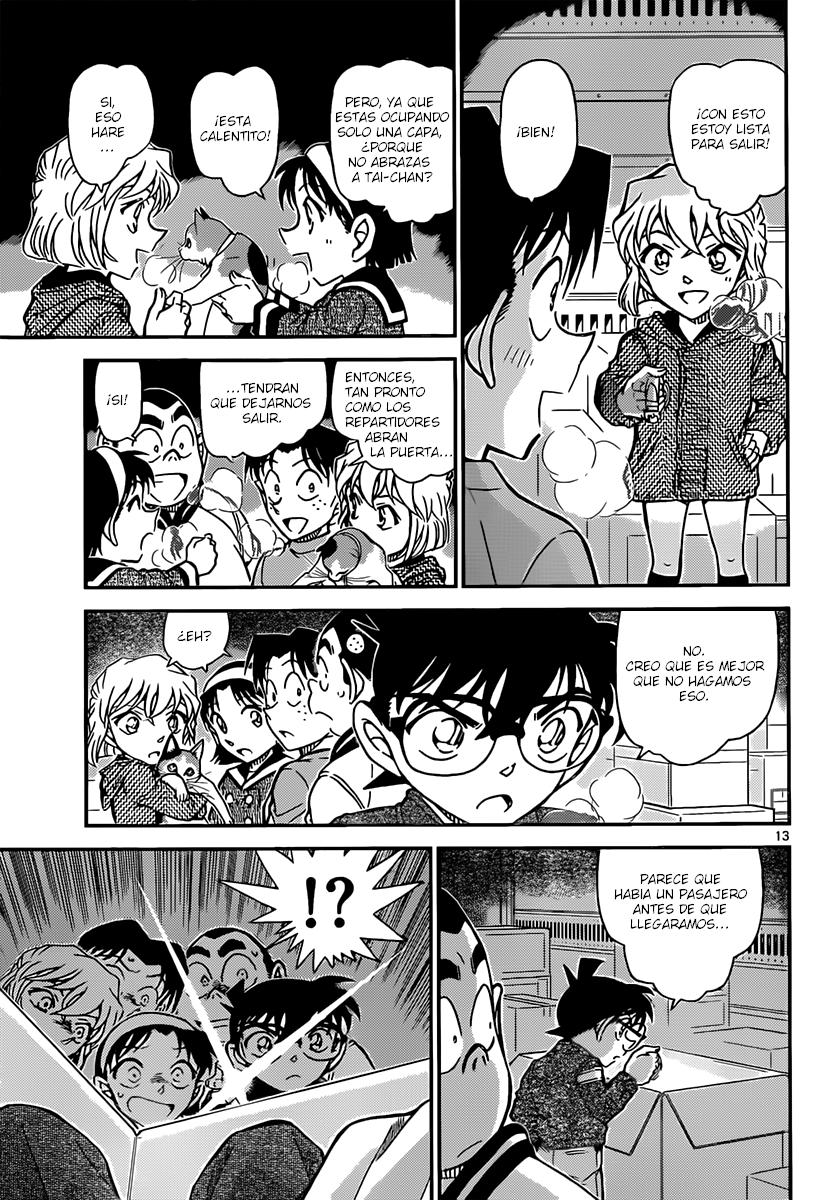 Detective Conan Capitulo 841: Mercancía sin entregar página 14