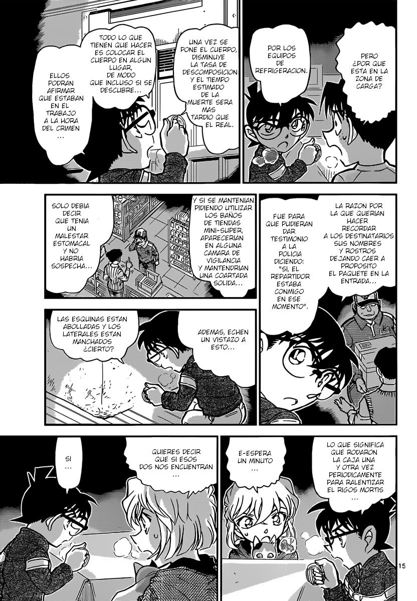 Detective Conan Capitulo 841: Mercancía sin entregar página 16