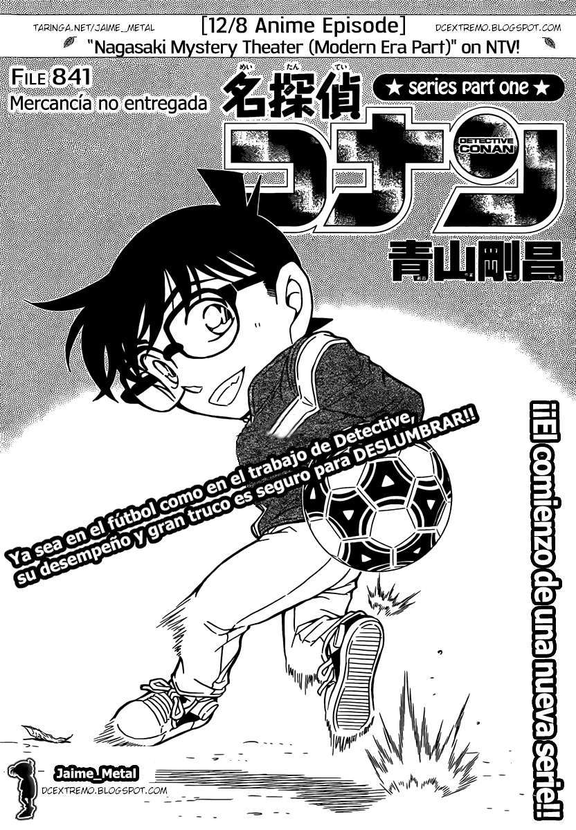 Detective Conan Capitulo 841: Mercancía sin entregar página 2