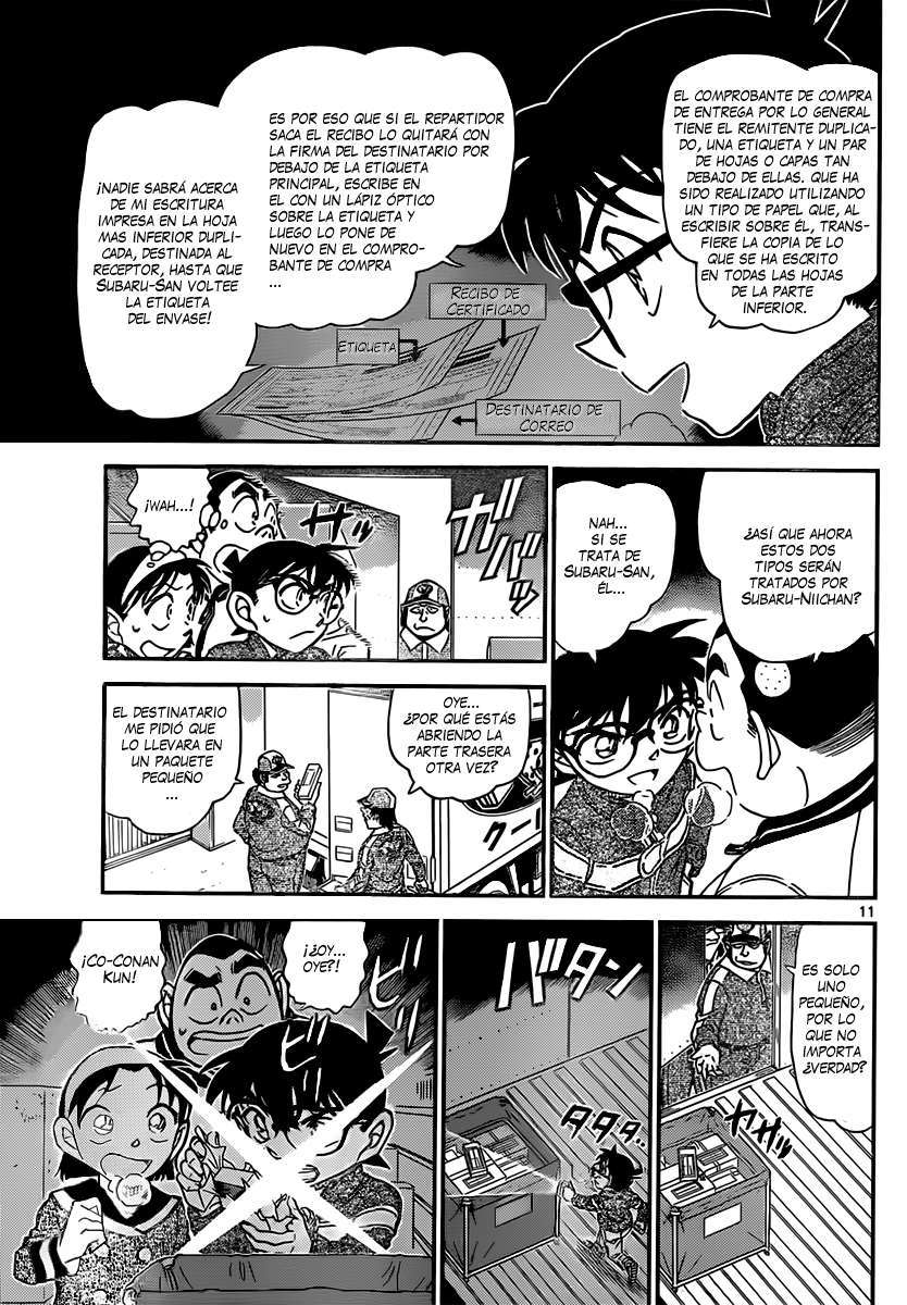 Detective Conan Capitulo 843: Un paquete para Kudou-samakata página 12