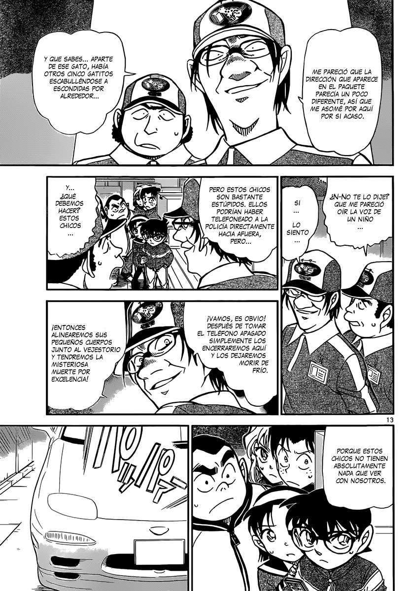 Detective Conan Capitulo 843: Un paquete para Kudou-samakata página 14