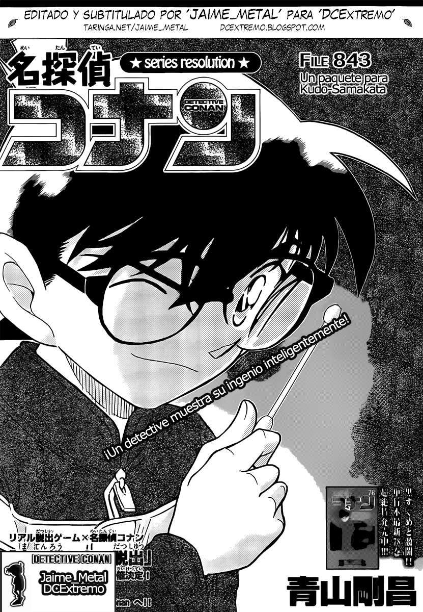 Detective Conan Capitulo 843: Un paquete para Kudou-samakata página 2