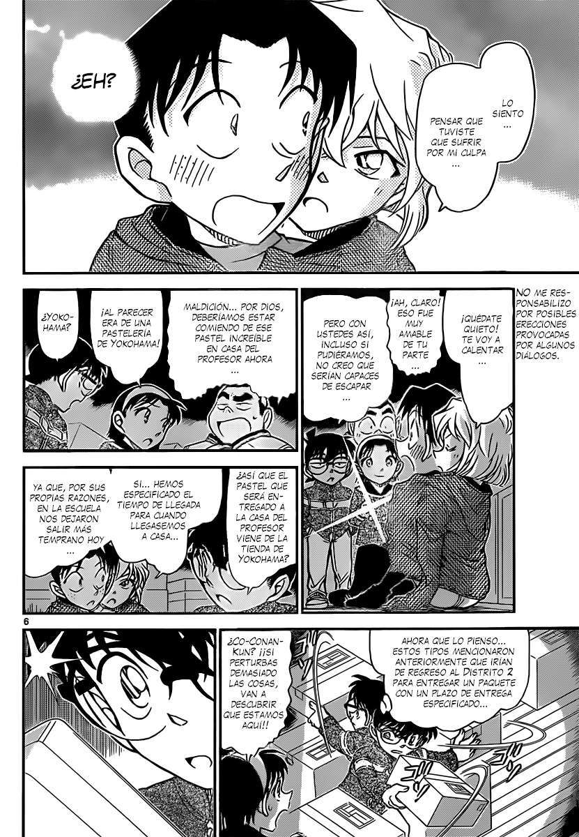Detective Conan Capitulo 843: Un paquete para Kudou-samakata página 7