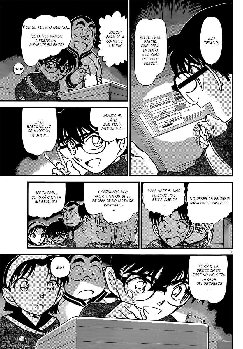 Detective Conan Capitulo 843: Un paquete para Kudou-samakata página 8