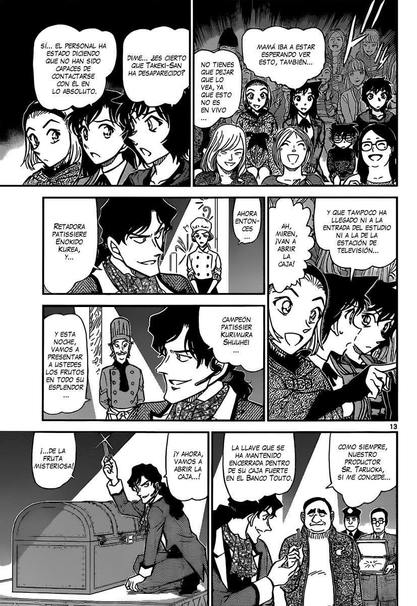 Detective Conan Capitulo 844: Las frutas de Hoy página 14