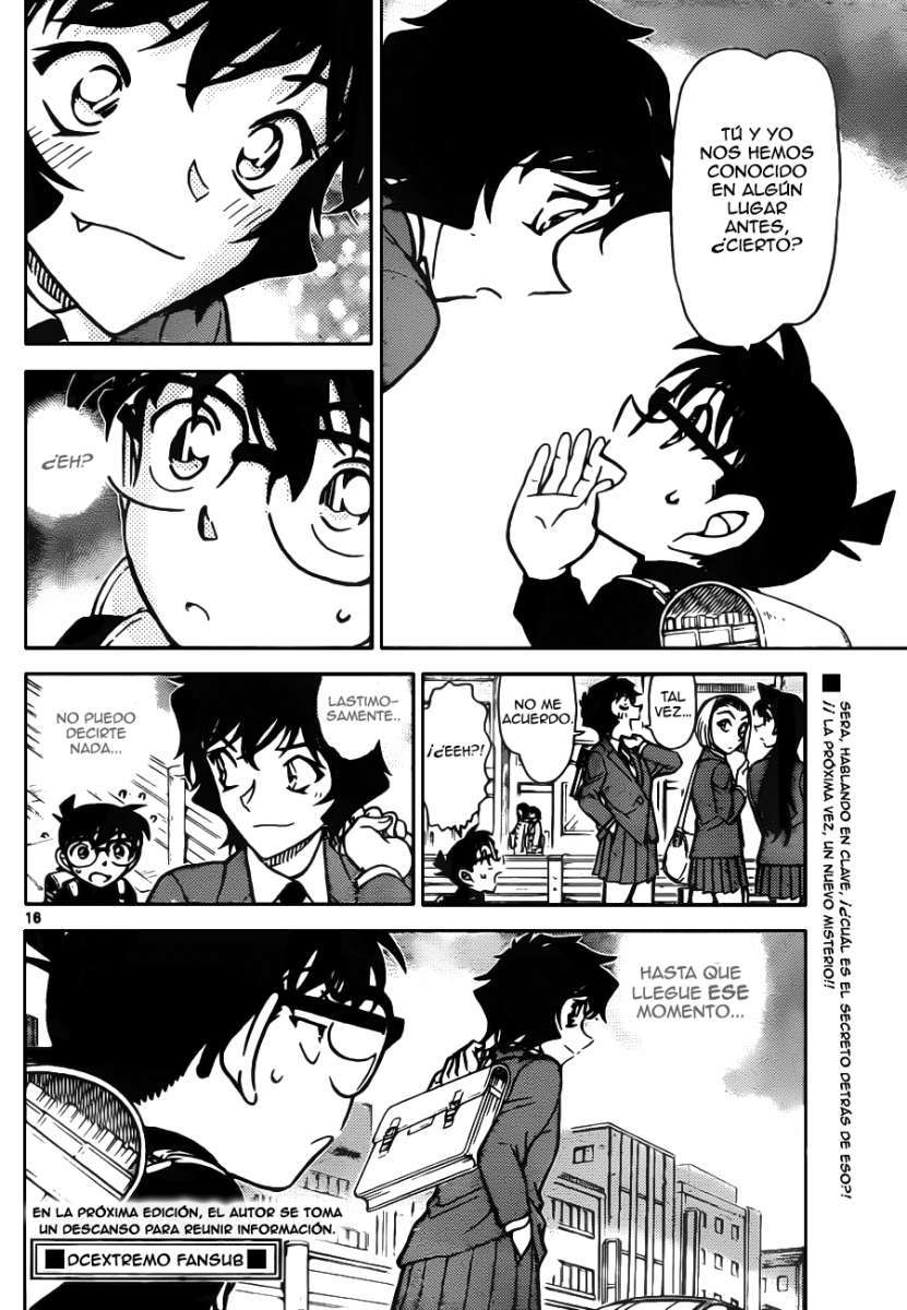 Detective Conan Capitulo 846: El candado mágico página 17