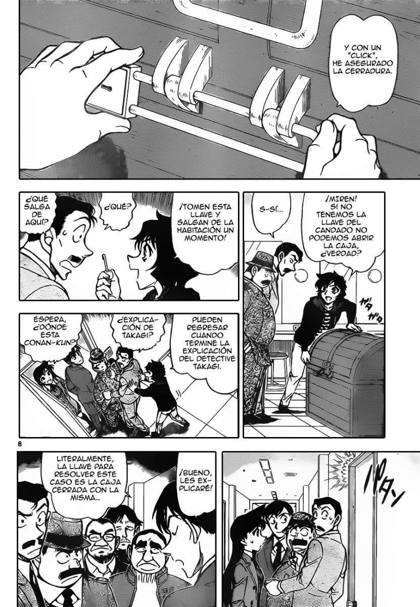 Detective Conan Capitulo 846: El candado mágico página 9