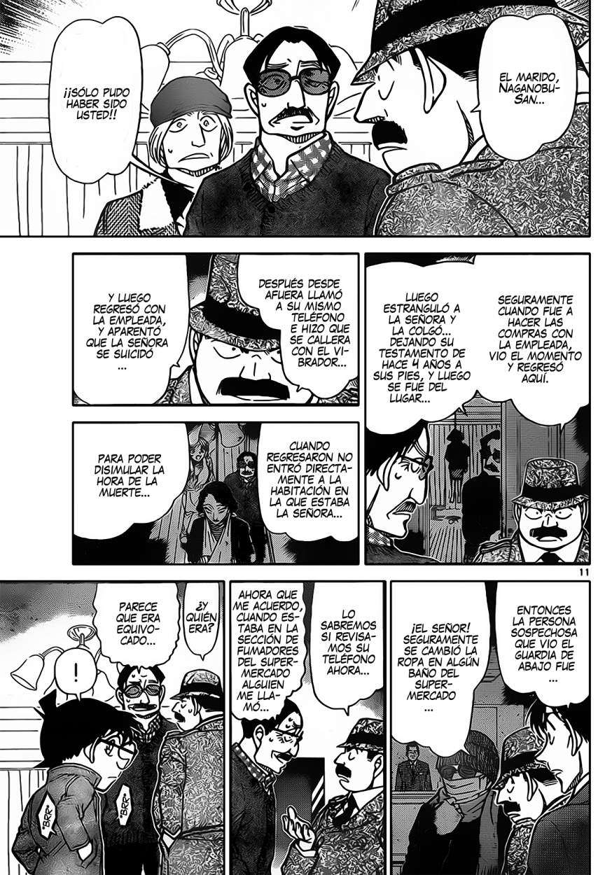 Detective Conan Capitulo 849: La mano adecuada del Taikō página 12