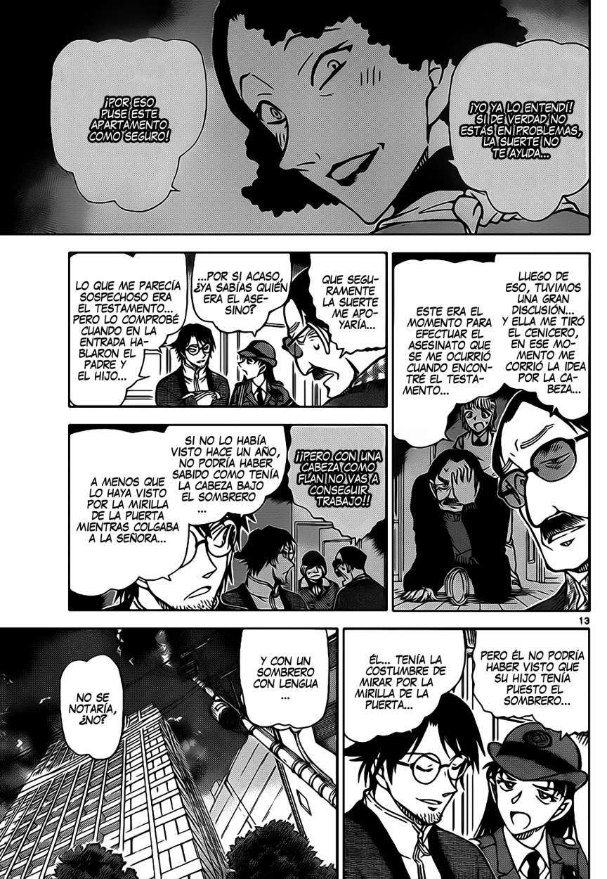 Detective Conan Capitulo 849: La mano adecuada del Taikō página 14