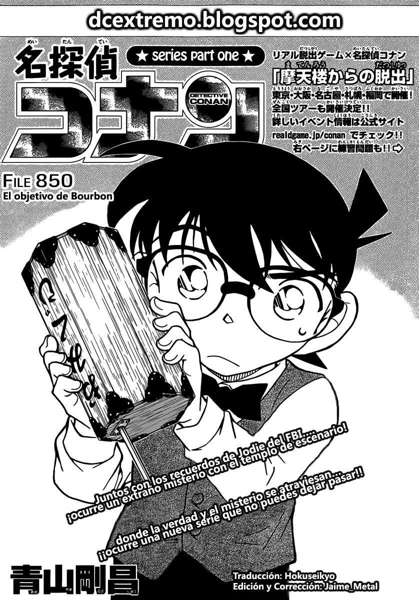 Detective Conan Capitulo 850: El objetivo de Bourbon página 2